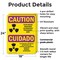 Signmission Radiation & Laser Sign, 24 in H x 18 in W, Plastic, Rectangle OS-2PACK-CR-P-1824-L-10167 - alternate 6